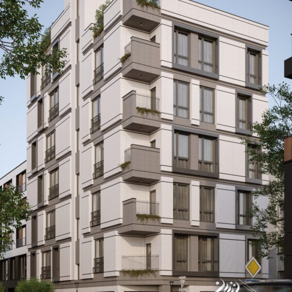 طراحی نمای مدرن توسط گروه معماری متئور آرک