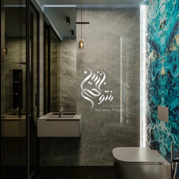 طراحی مدرن سرویس بهداشتی