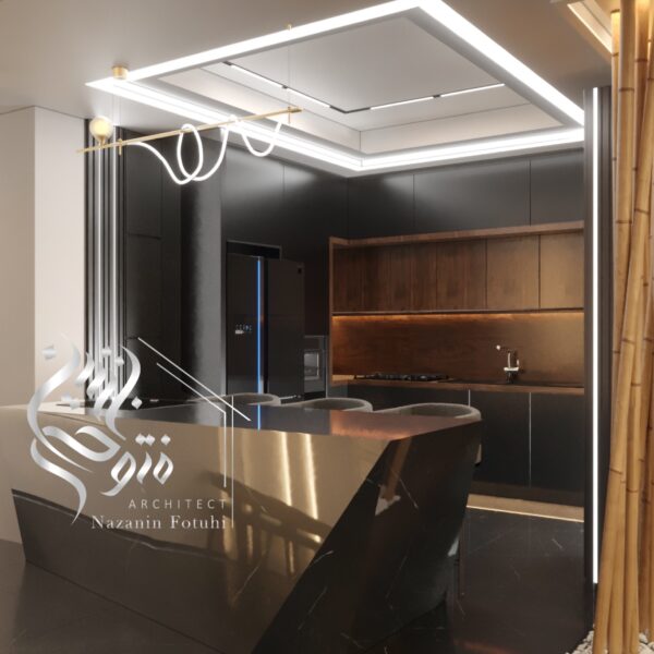 طراحی آشپزخانه توسط گروه معماری متئورآرک