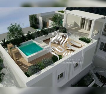 طراحی روف گاردن و محوطه توسط گروه معماری متئورآرک