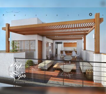 طراحی روف گاردن و محوطه توسط گروه معماری متئورآرک