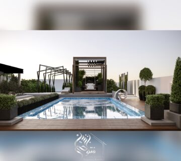 طراحی محوطه ویلا توسط گروه معماری متئورآرک