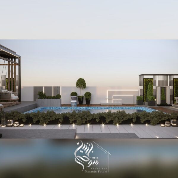 طراحی محوطه توسط گروه معماری متئورآرک