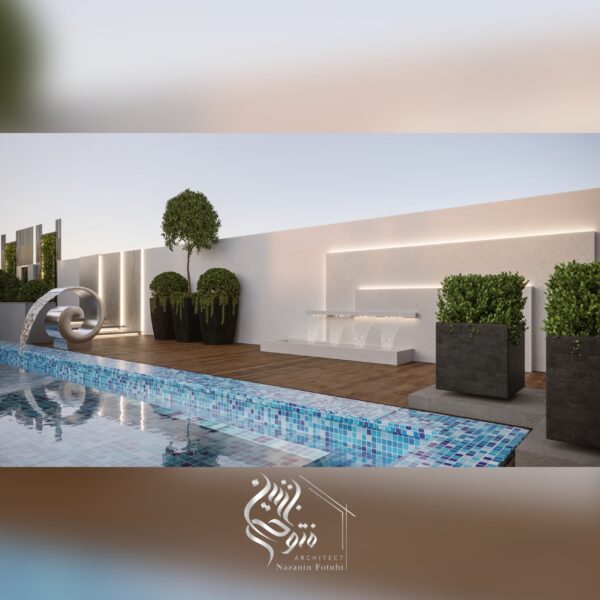 طراجی روف گاردن و محوطه توسط گروه معماری متئورآرک