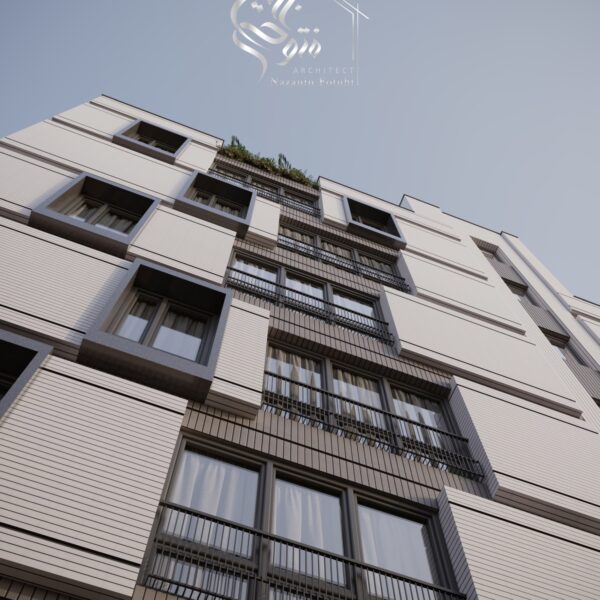 طراحی نمای مدرن توسط گروه معماری متئور آرک